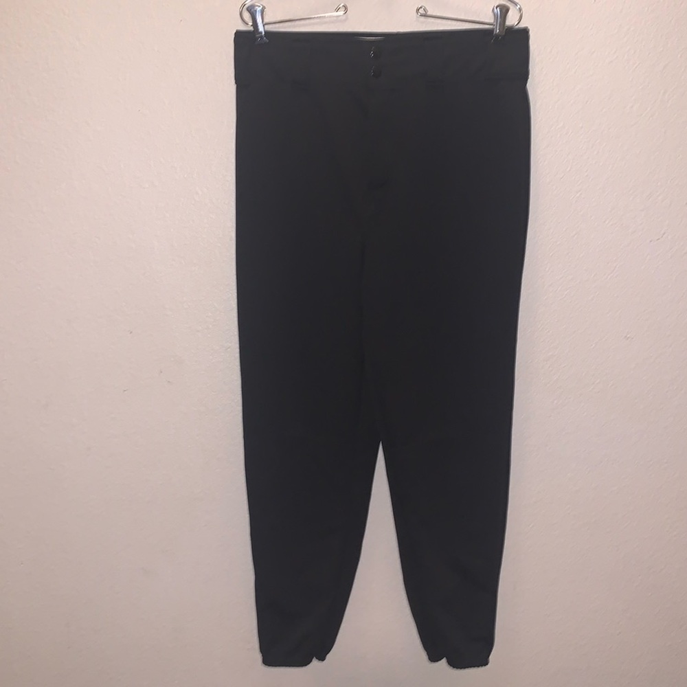 Augusta Sportsswear Black Softball Baseball Pants Adult Large